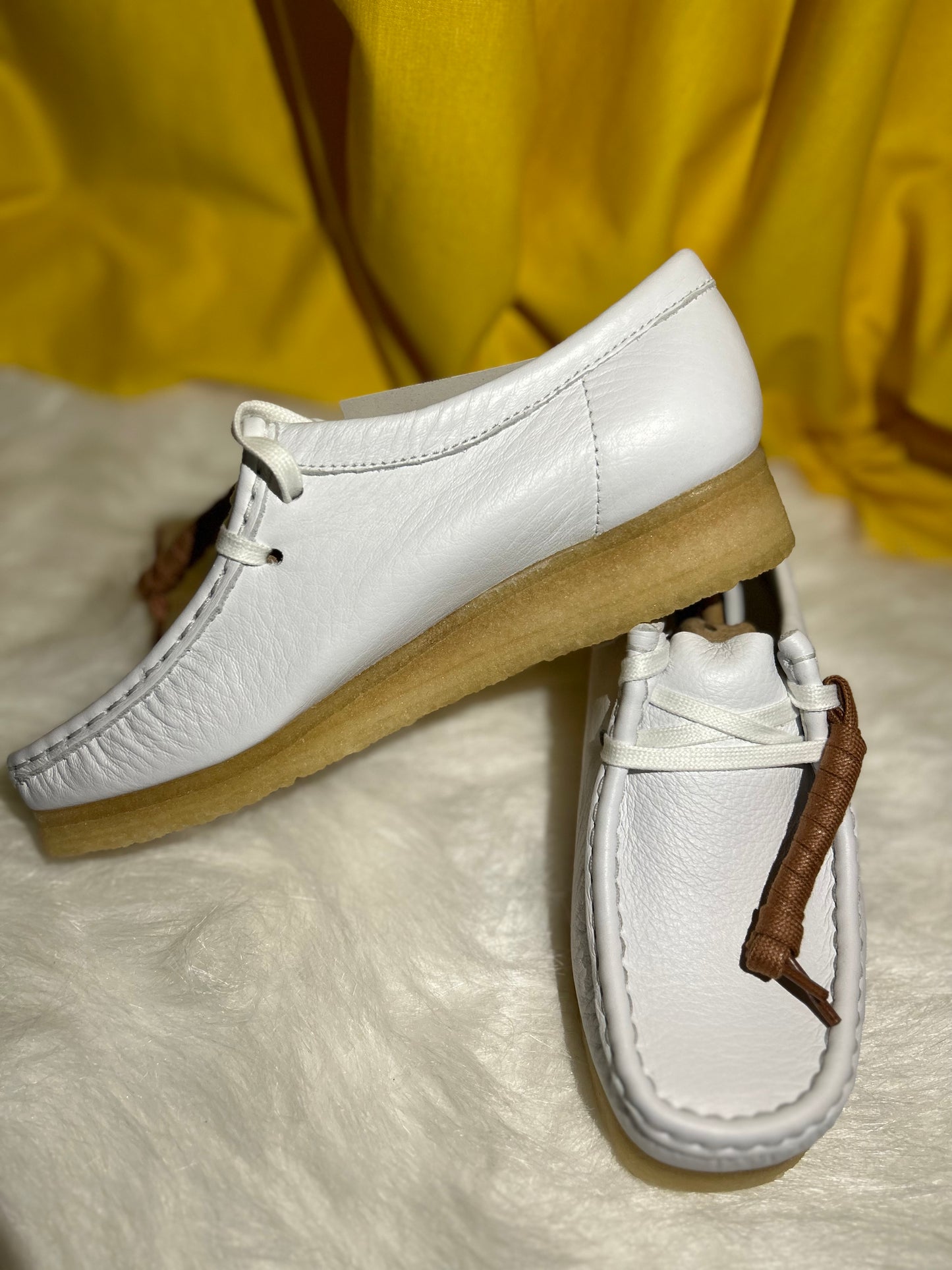 White leather women’s