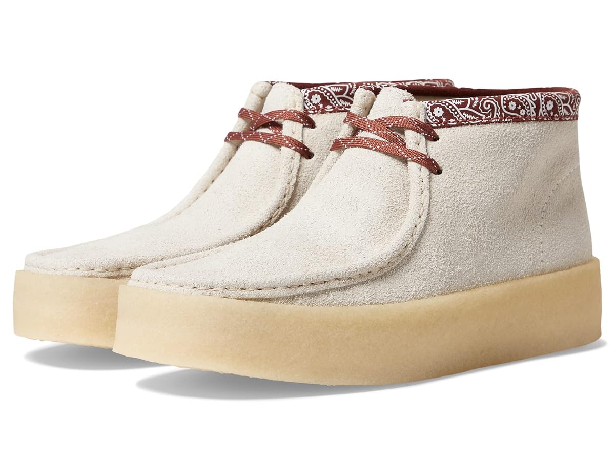 Wallabee Cup Boot White Interest (Men’s)