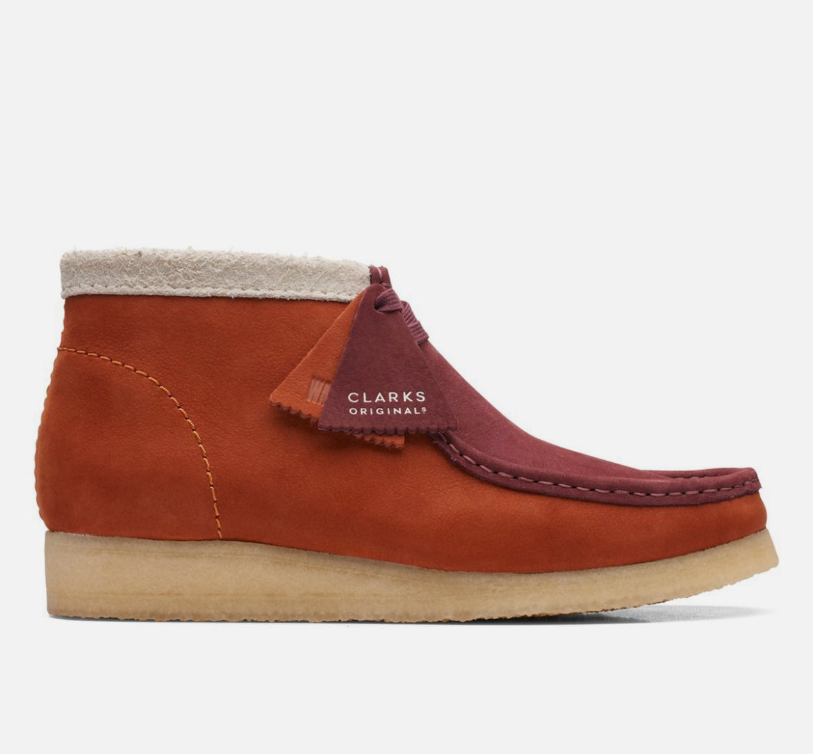 Wallabee Boot Dark Orange Combi (Men’s)